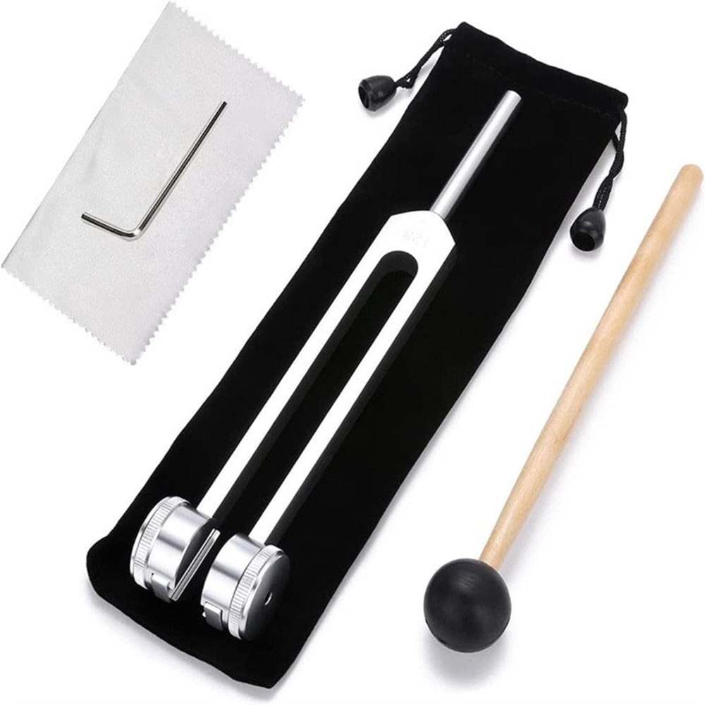 Ear Wax Remover - 128Hz Stimmgabel-Set - Edelstahl Ohrreinigungs- und