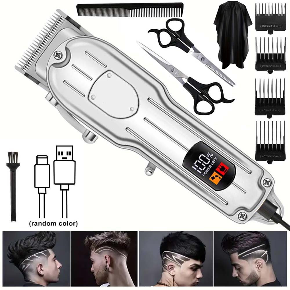 Men'S Grooming Brush - Professionelle Haarschneidemaschine für Männer - Kabellose