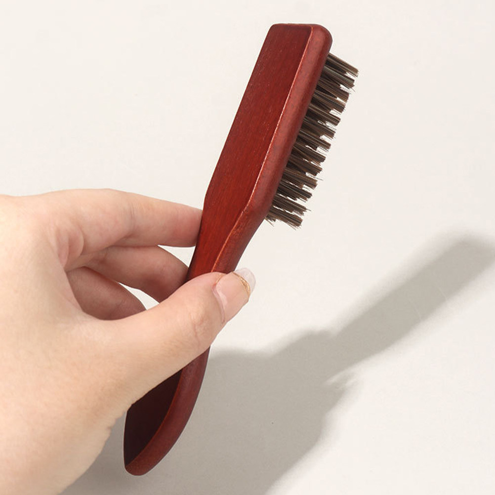 Men'S Grooming Brush - 2 Stück Bartpflegebürste Holzbürste Bartkamm Männer