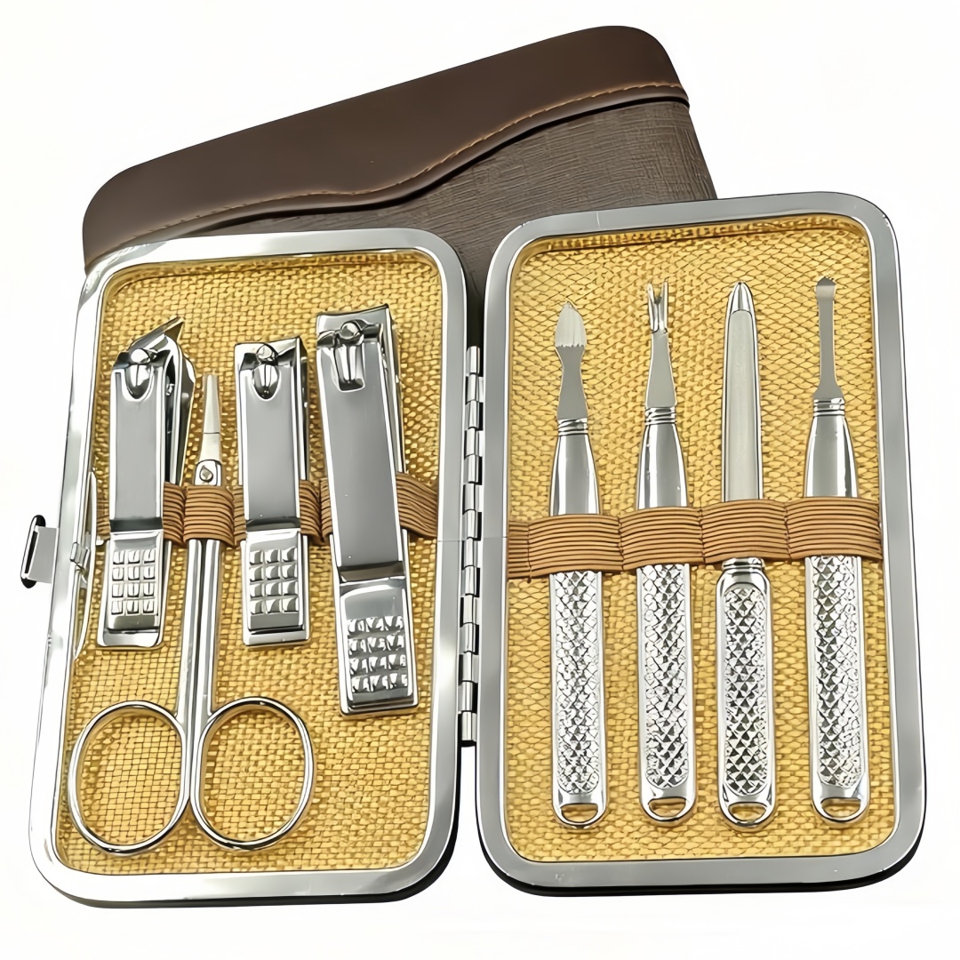 Mens Grooming Kit Bag - Maniküreset für Männer und Frauen, professionelles