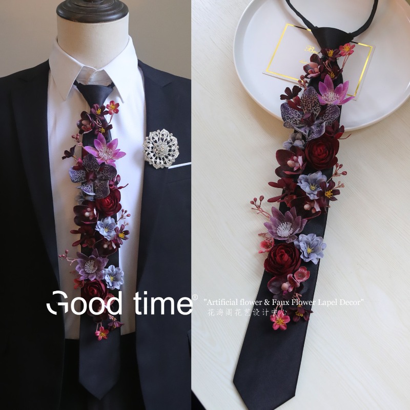 Men Grooming Home - Krawattenblume, Kunstblume, Anzugschmuck für Jungengruppen mit