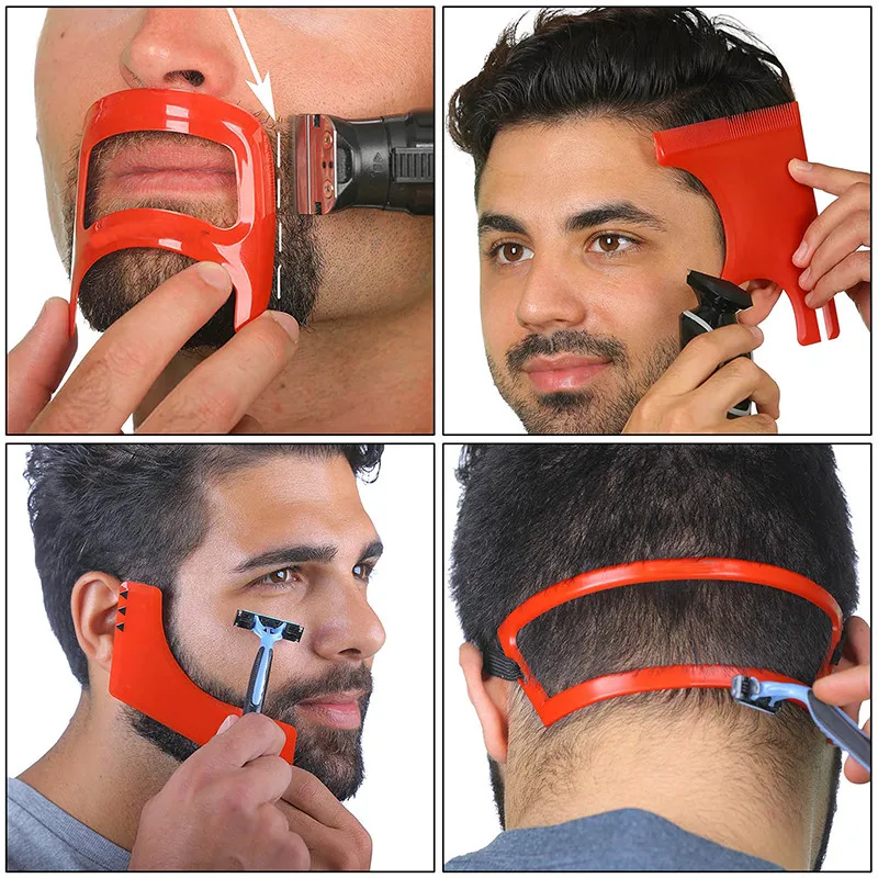 2/4Pcs männer Bart Kämme Haar  – Men'S Grooming Brush Bewertung und Preis