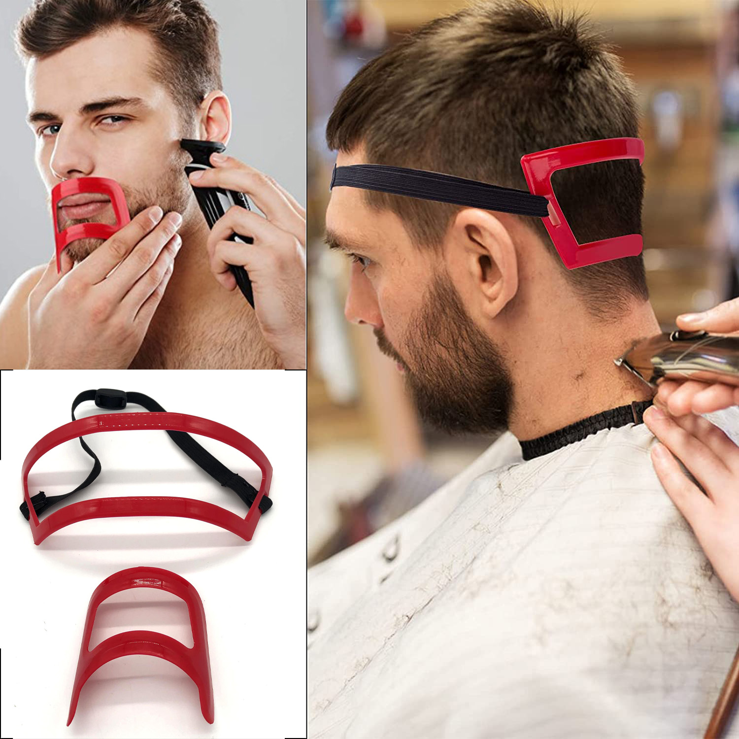 2/4Pcs männer Bart Kämme Haar  – Men'S Grooming Brush Bewertung und Preis