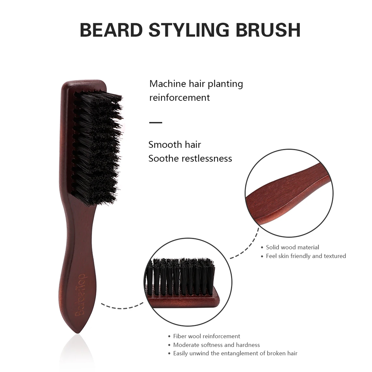 Barbershop Holzgriff Wildschwe – Men'S Grooming Brush Bewertung und Preis