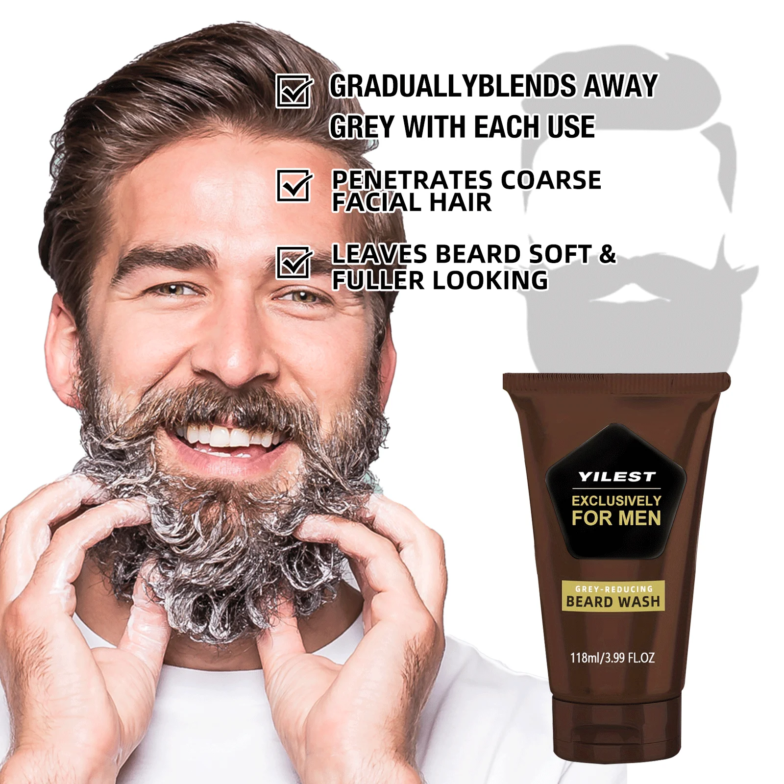 1–3 Stück Herren-Bart, schwarz – Face Wash Mens Bewertung und Preis