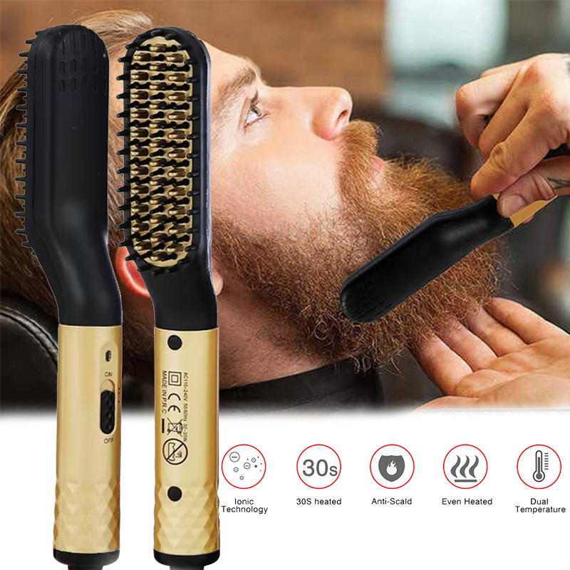 Tragbare beheizte Haarglätter, – Men'S Grooming Brush Bewertung und Preis