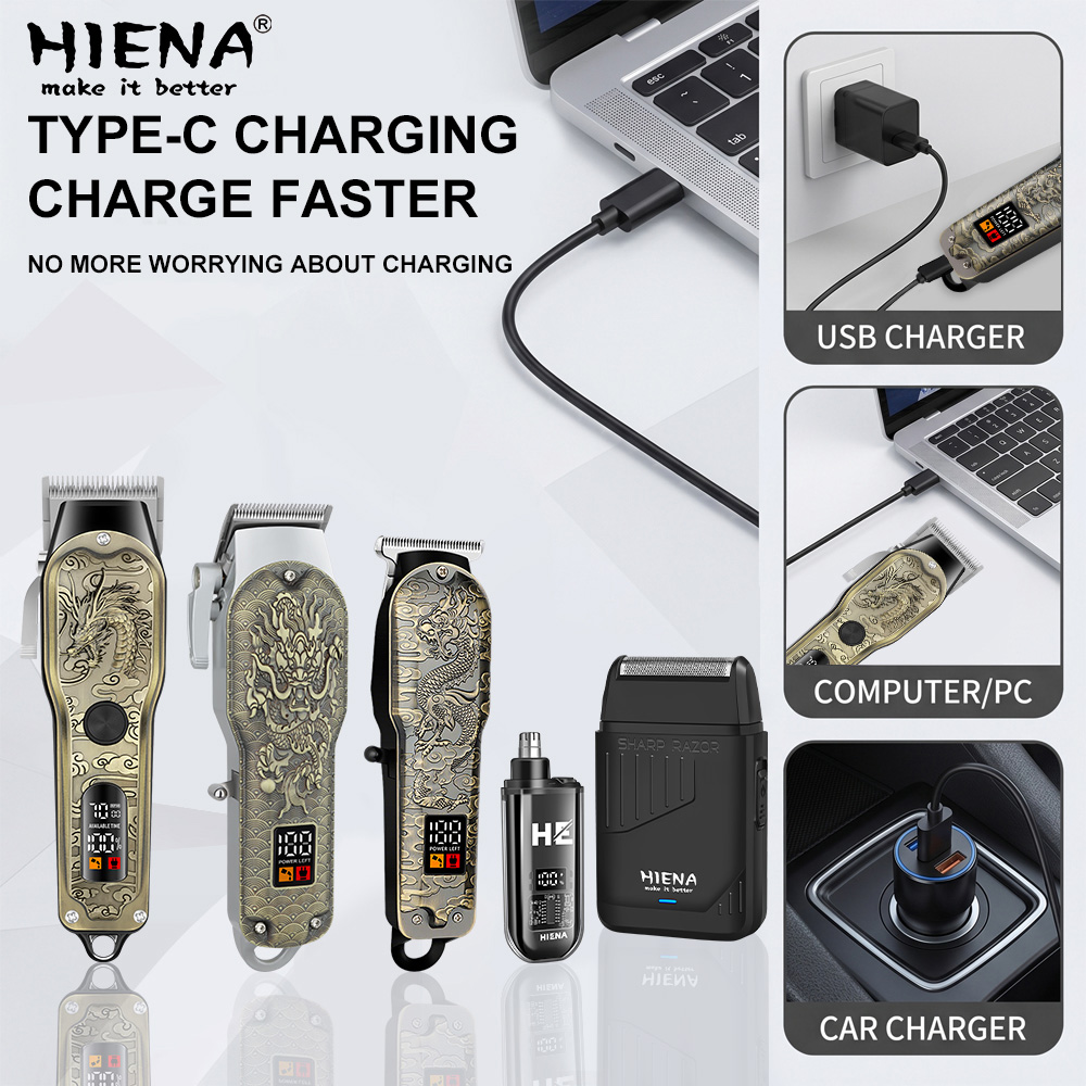 HIENA 5-teiliges Professionell – Men'S Grooming Electric Trimmer Bewertung und Preis
