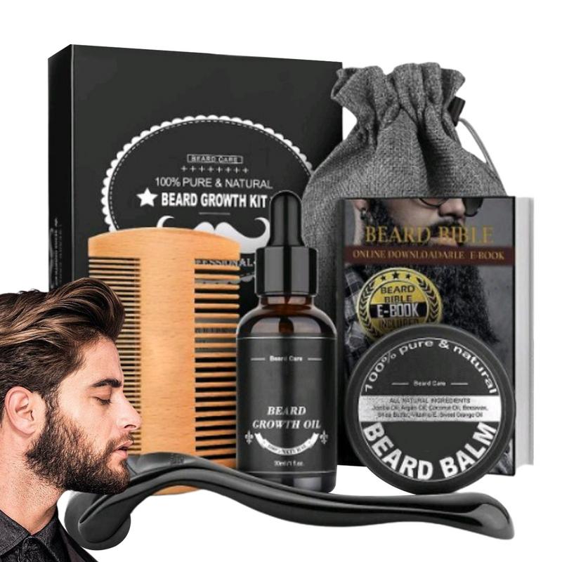 5 stücke Männer Bart Barba Pfl – Mens Grooming Kit Bag Bewertung und Preis
