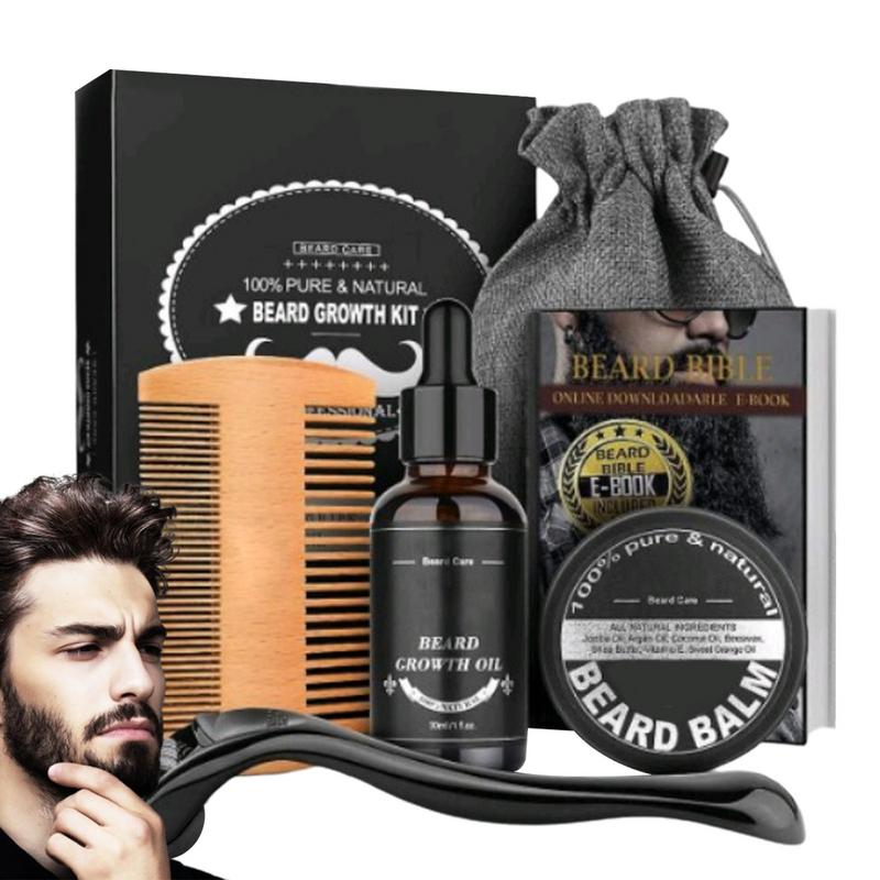 5 stücke Männer Bart Barba Pfl – Mens Grooming Kit Bag Bewertung und Preis